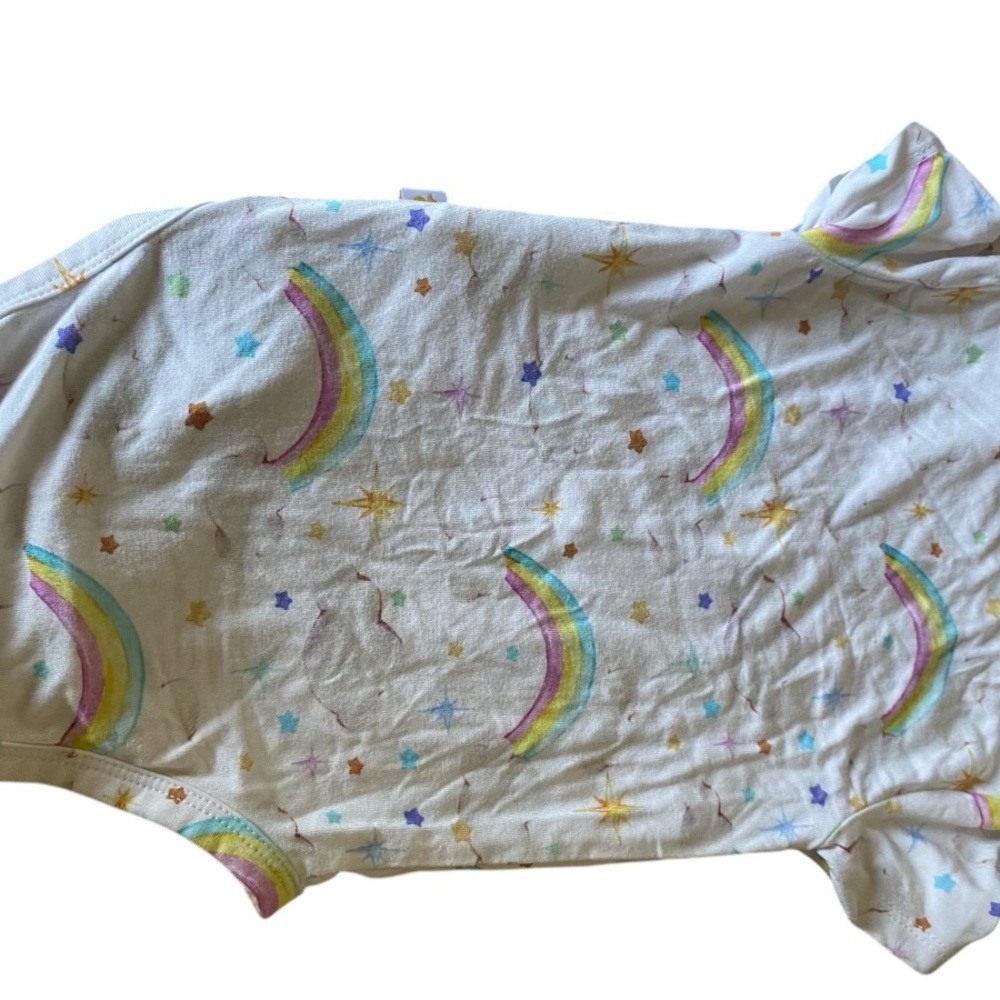 Posh Peanut PARZ Rainbow and Star Bodysuit 0-3 months - Picture 3 of 4